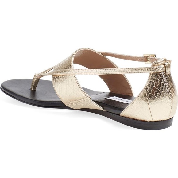 DVF Gold and Black ‘Penelope’ sandal - Picture 8 of 9